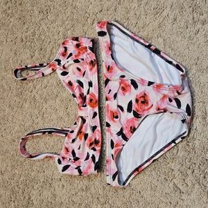 Kate‎ Spade Rose Printed 2 Peice Swim Suit